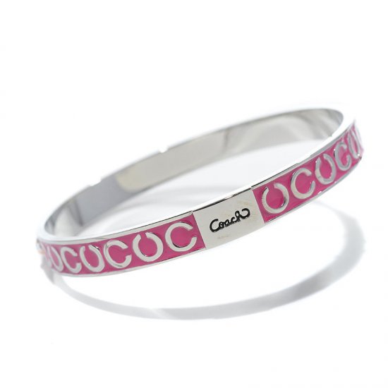 Coach Thin Op Art Pave Pink Bracelets BZR | Women - Click Image to Close